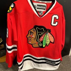 Reebok Chicago Blackhawks Authentic Jonathan Toews Jersey